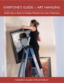 Cover of Free Art Hanging E-book, Everyone's Guide to Art Hanging 