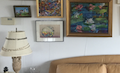 Home Gallery Wall with Gallery System Art Hanging System