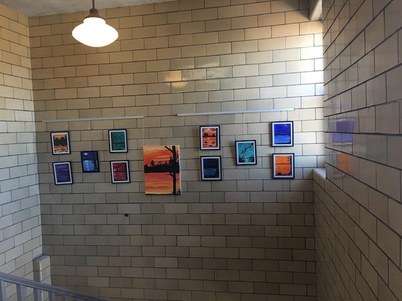School Art Displays are easier with a Gallery System