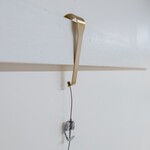 Extra-Long Brass Steel Cable Picture Rail Molding Hanger for Art Hanging